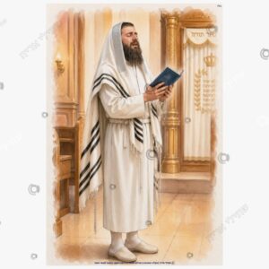 תמונת מוצר: איש מתפלל ביום כפור mt9xesubjgsk mt9xettugd2i