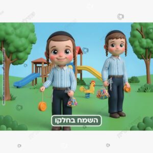 תמונת מוצר: השמח בחלקו צבעוני בנים mvdicdy7idsh mvdicgkg9wo6