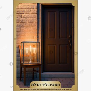 תמונת מוצר: חנוכיה ליד הדלת mtfmruej3a1t mtfms1b0i1is