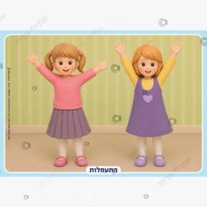 תמונת מוצר: ילדות מניפות ידיים בהתעמלות mt75biqsxwmd mt75bjzmvfub