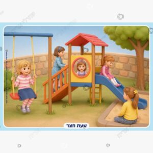 תמונת מוצר: ילדות משחקות בחצר בית הספר mt759cfq00uw mt759dif8ow1