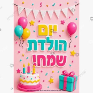 תמונת מוצר: כריכה לחוברת ליום הולדת עליז בנות אורך mt6wmh395upj mt6wmiaiflzp