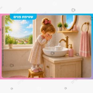 תמונת מוצר: שטיפת פנים וצחצוח שיניים בבוקר mtijlf447i54 mtijlfgwdlp0
