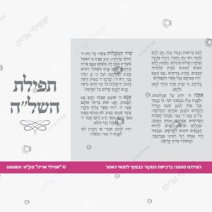 תמונת מוצר: תפילת השלה mt6xh8pmy00q mt6xh9qqt039